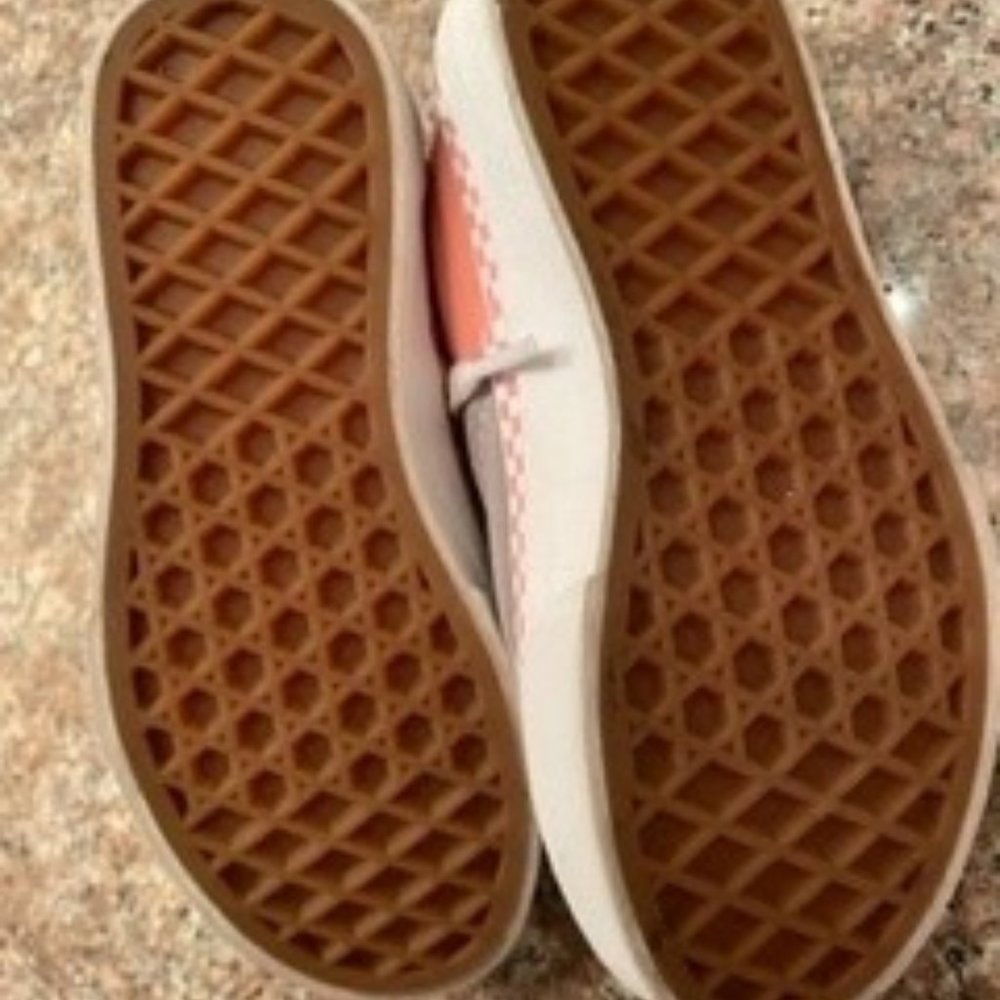 Girls Vans Pink/Grey - Picture 2 of 3